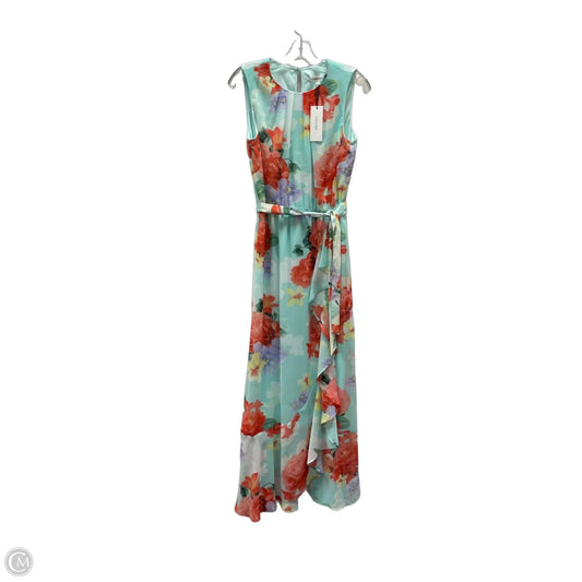 Dress Casual Maxi By Calvin Klein In Floral Print, Size: S