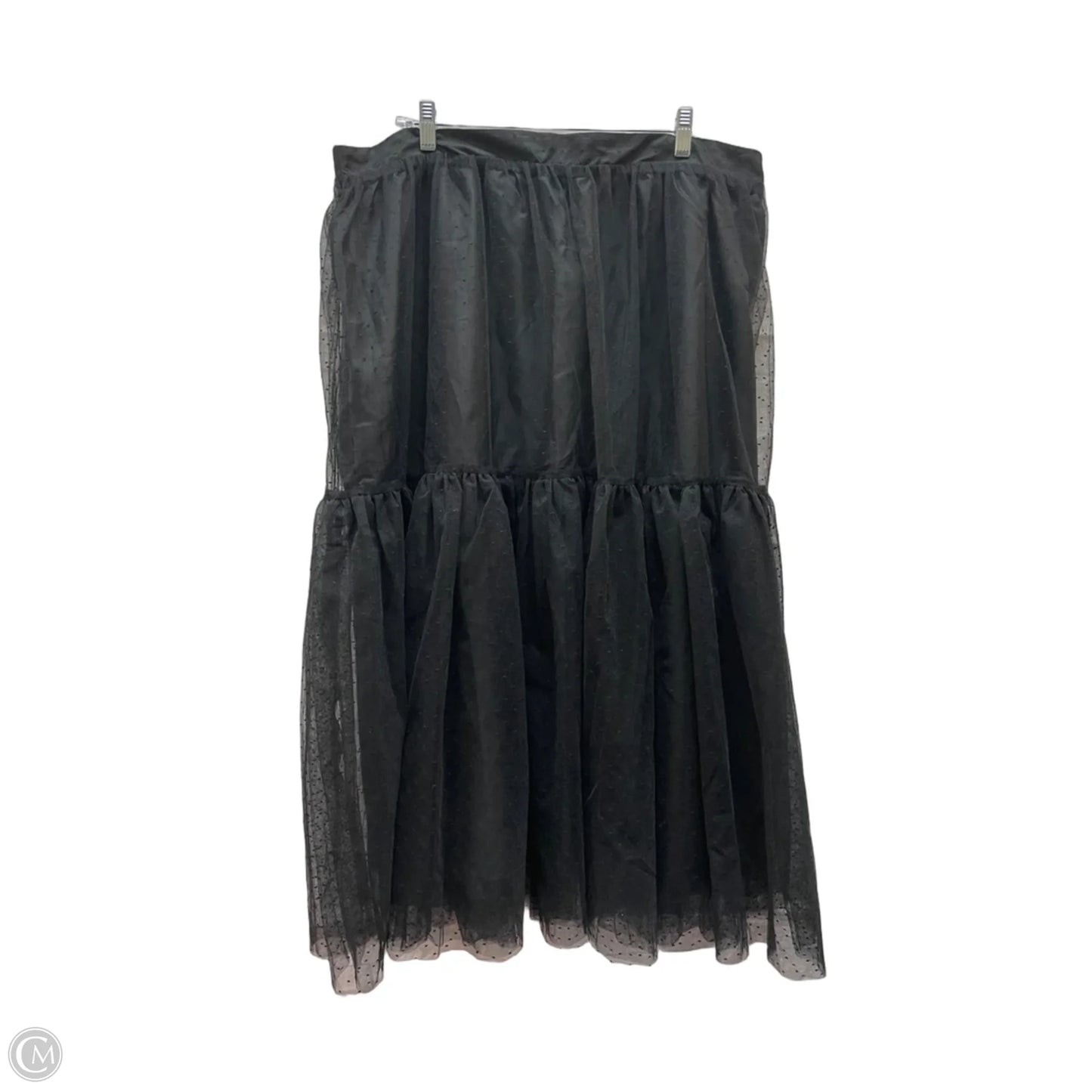 Skirt Maxi By Scoop In Black, Size: 3x