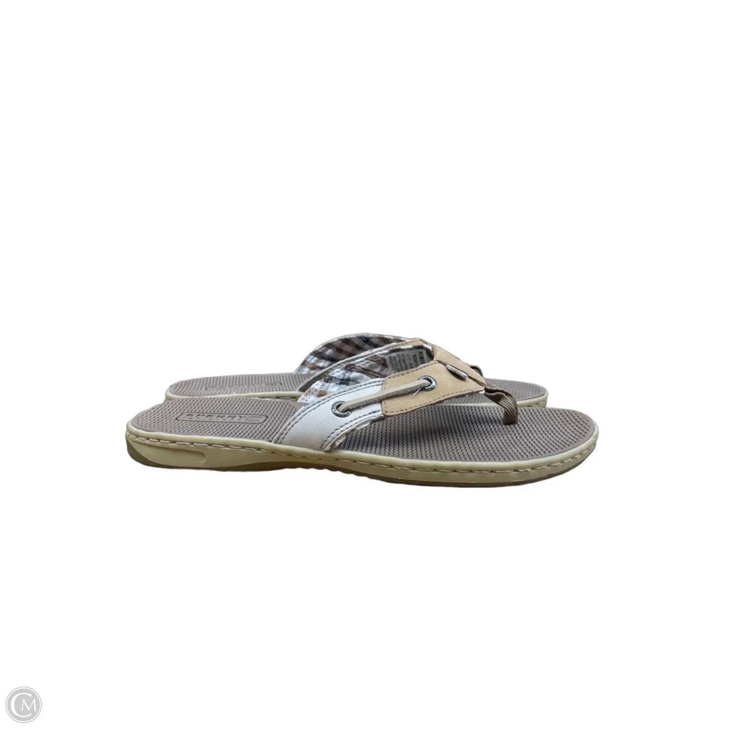 Sandals Flip Flops By Sperry In Taupe, Size: 6