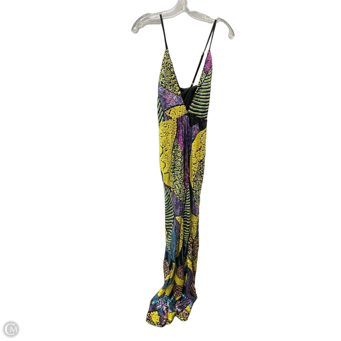 Dress Party Long By Fashion Nova In Yellow, Size: M