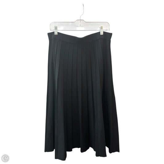 Skirt Maxi By Adrianna Papell In Black, Size: L