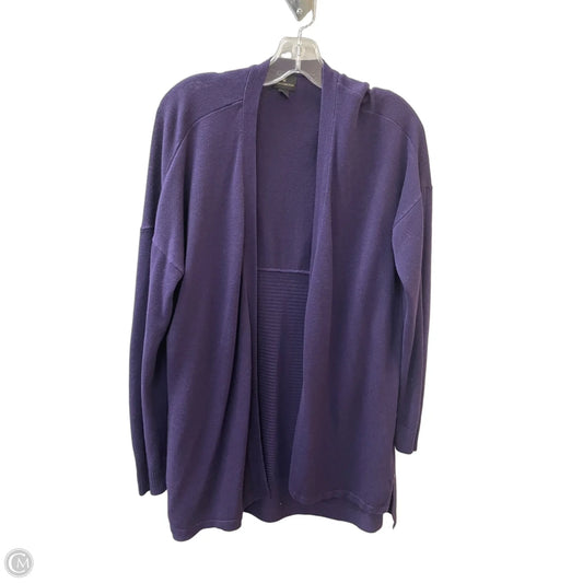 Cardigan By Worthington In Purple, Size: Xl