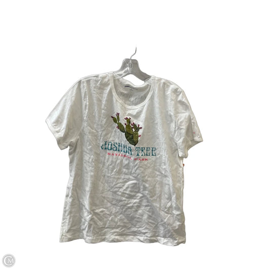 Top Short Sleeve By J. Crew In White, Size: L
