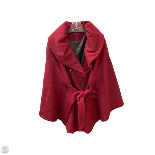 Coat Other By Calvin Klein In Red, Size: M