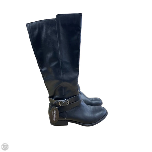 Boots Knee Flats By Style And Company In Black, Size: 6.5