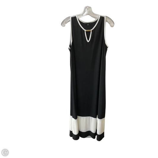 Dress Casual Midi By Tiana B In Black & White, Size: Lp