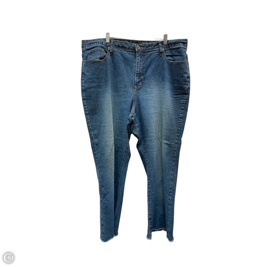Jeans Flared By Ashley Stewart In Navy, Size: 24