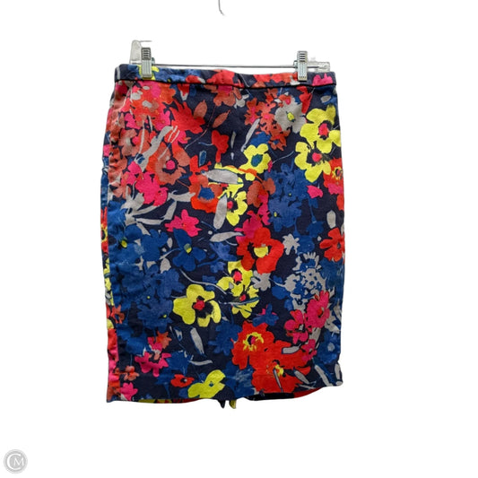Skirt Mini & Short By Loft In Multi-colored, Size: 6