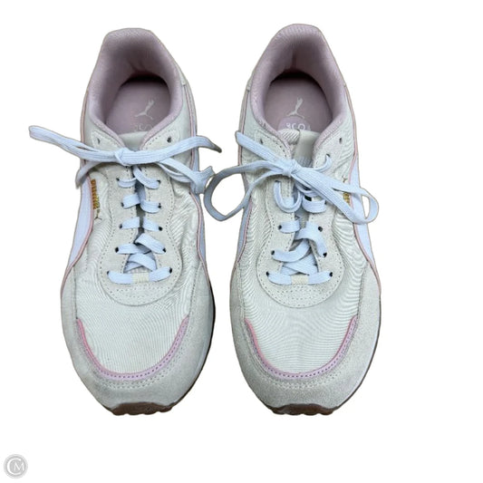 Shoes Sneakers By Puma In Pink & White, Size: 8
