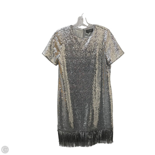 Dress Designer By Kate Spade In Silver, Size: S