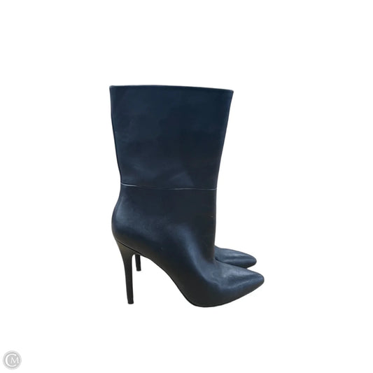 Boots Ankle Heels By Charles David In Black, Size: 8