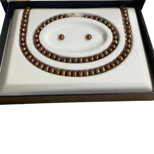 Necklace Set By Cme, Size: 03 Piece Set