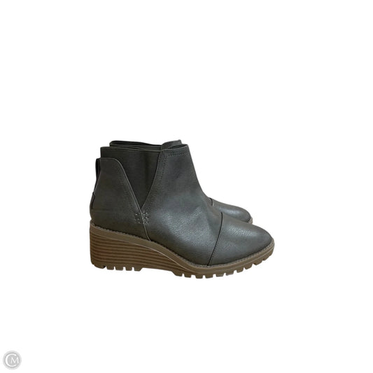 Boots Ankle Flats By Vintage In Green, Size: 8