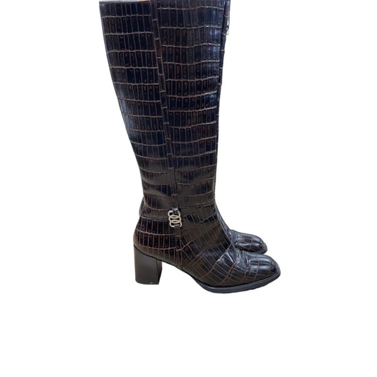 Boots Mid-calf Heels By Karen Scott In Brown, Size: 6.5