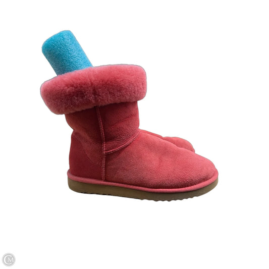 Boots Designer By Ugg In Red, Size: 11