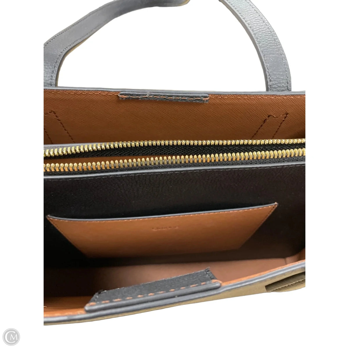 Handbag By Quince, Size: Large