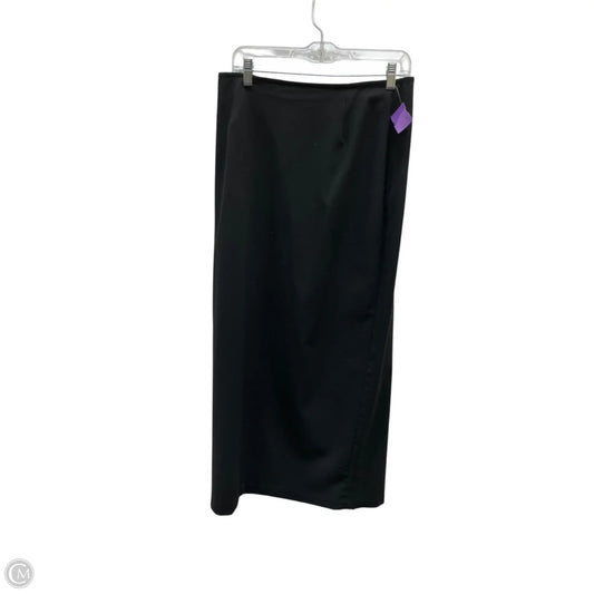 Skirt Maxi By Finity In Black, Size: 12