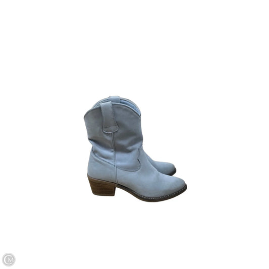 Boots Ankle Heels By Steve Madden In Blue, Size: 8.5