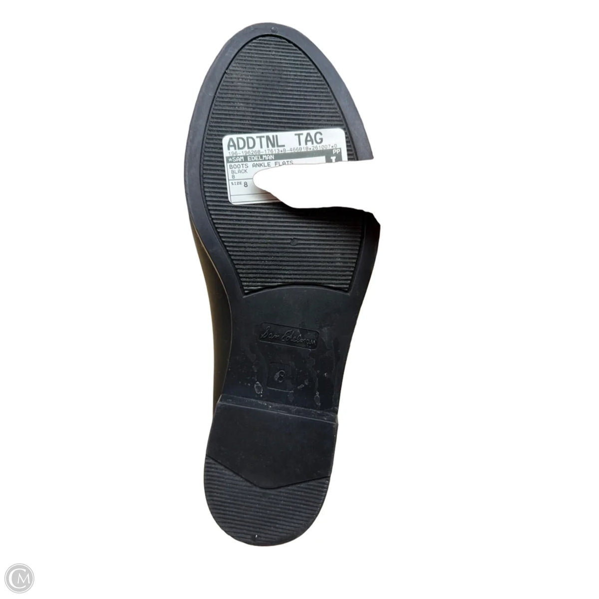 Boots Ankle Flats By Sam Edelman In Black, Size: 8