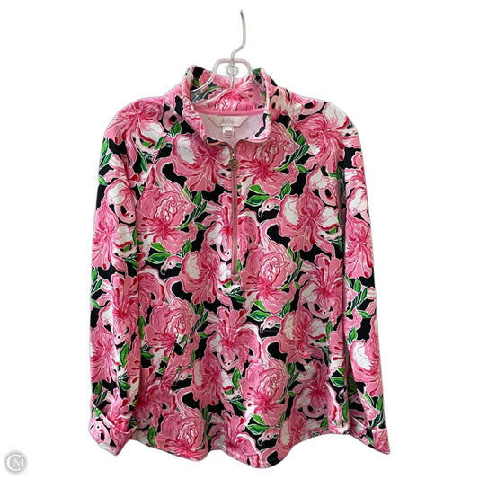 Top Long Sleeve Designer By Lilly Pulitzer In Pink, Size: M
