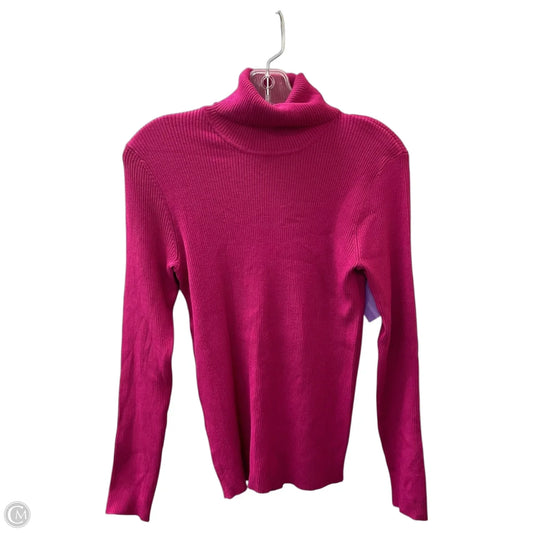 Sweater By Chicos In Pink, Size: 0