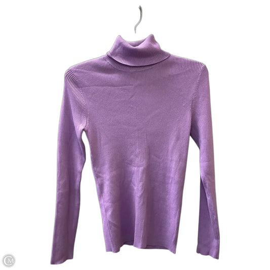 Sweater By Chicos In Purple , Size: 0