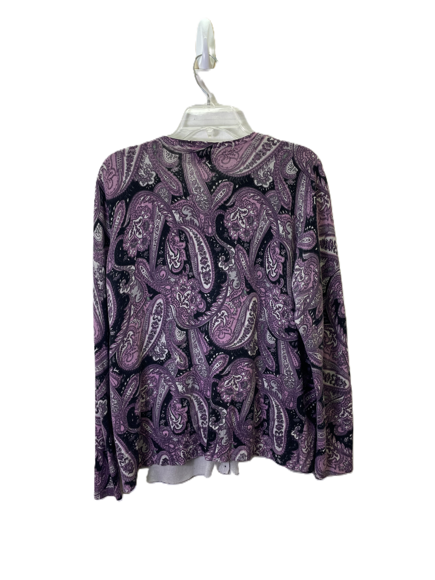 Sweater By Croft And Barrow In Purple, Size: Xl