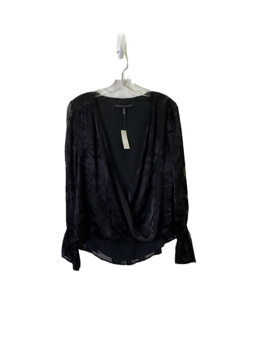 Top Long Sleeve By White House Black Market In Black, Size: 6