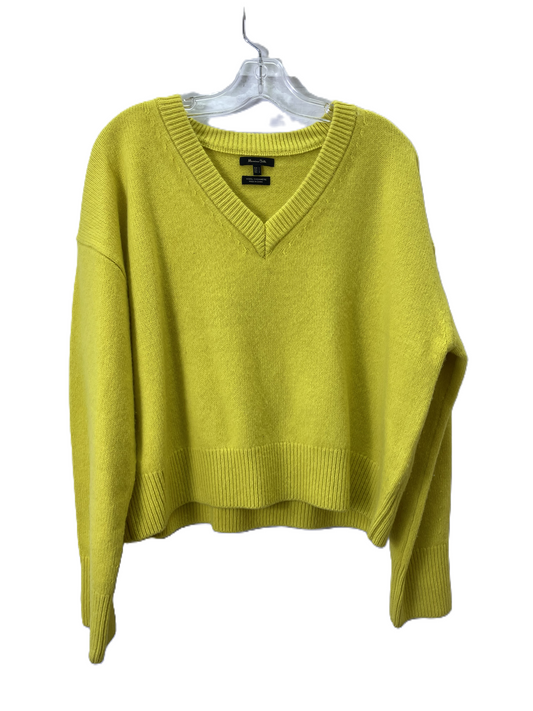 Sweater By Mossimo Dutti In Yellow, Size: L