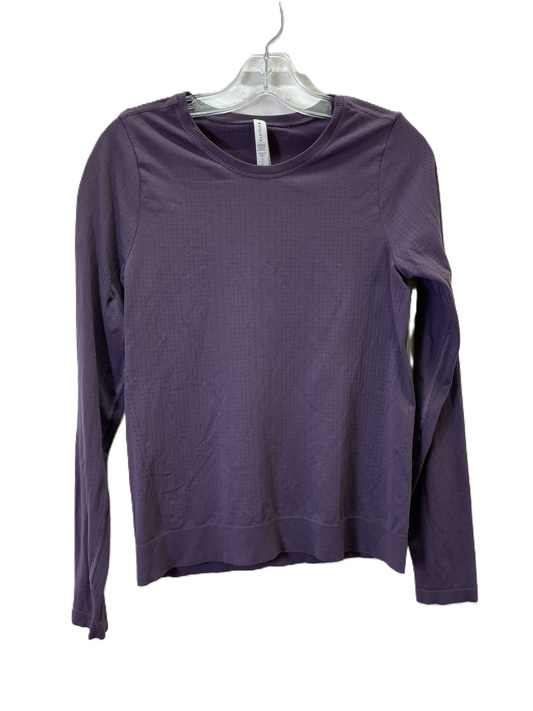 Top Long Sleeve By Athleta In Purple, Size: Sp