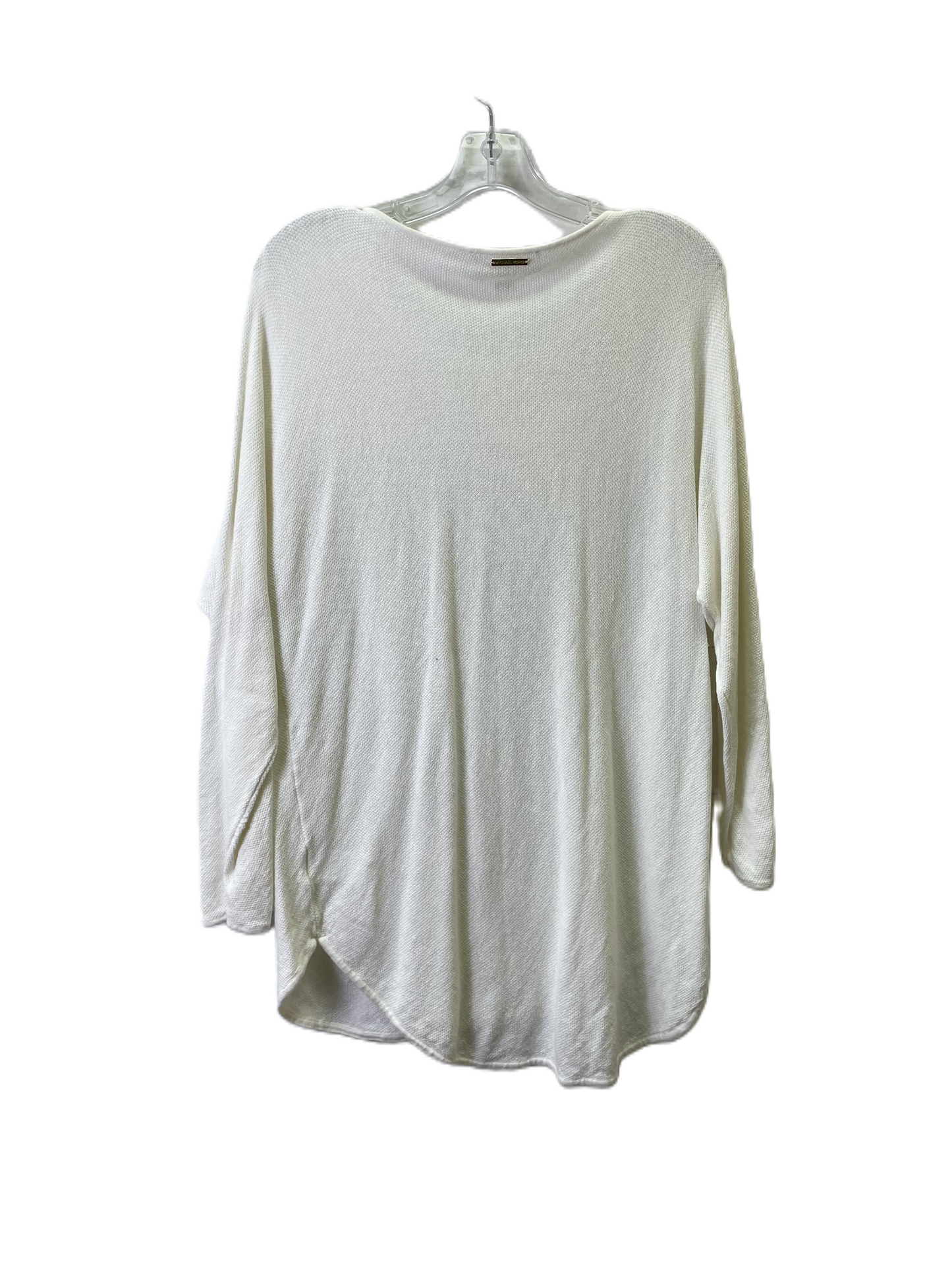 Top Long Sleeve By Michael By Michael Kors In White, Size: L