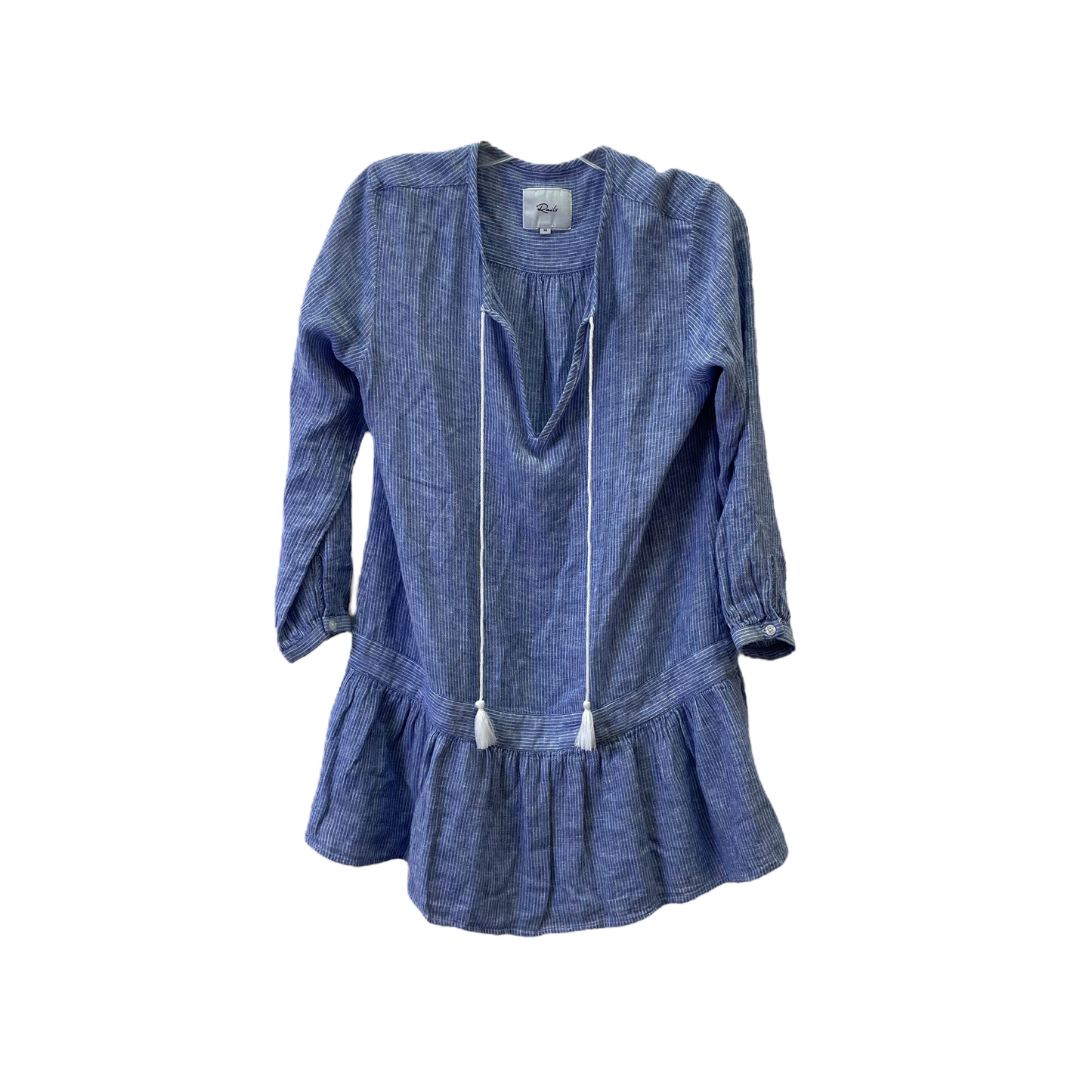 Blue Top Long Sleeve By Rails, Size: Xs