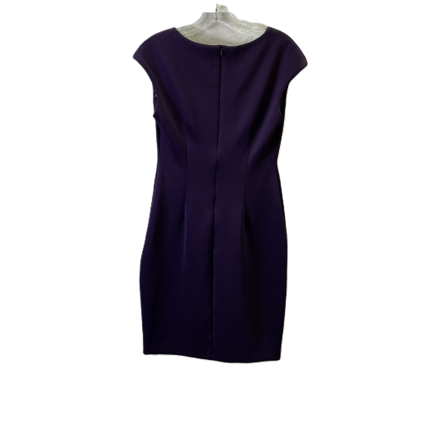 Dress Casual Midi By Connected Apparel In Purple, Size: 4