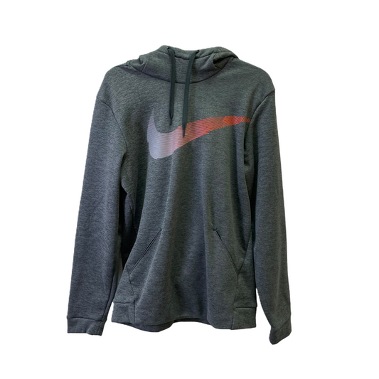 Grey Athletic Jacket By Nike, Size: S