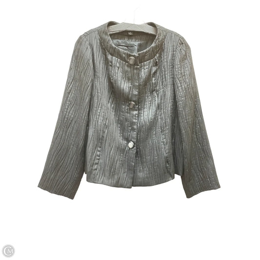 Blazer Designer By Lafayette 148 In Black, Size: 16