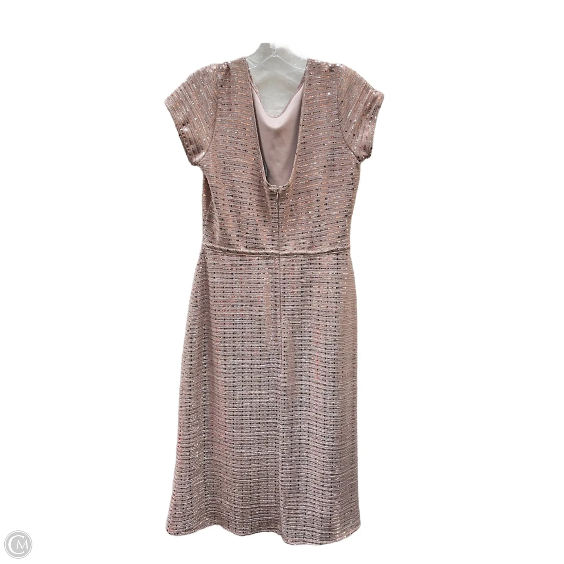 Dress Party Midi By Leslie Fay In Pink, Size: 8