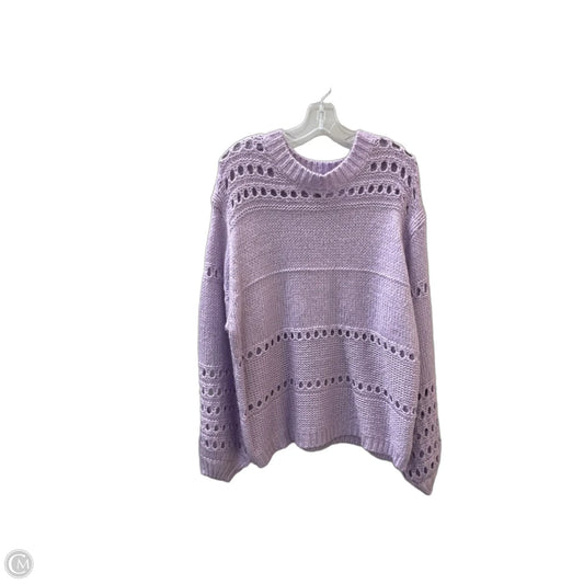 Sweater By Vine & Love In Purple, Size: M