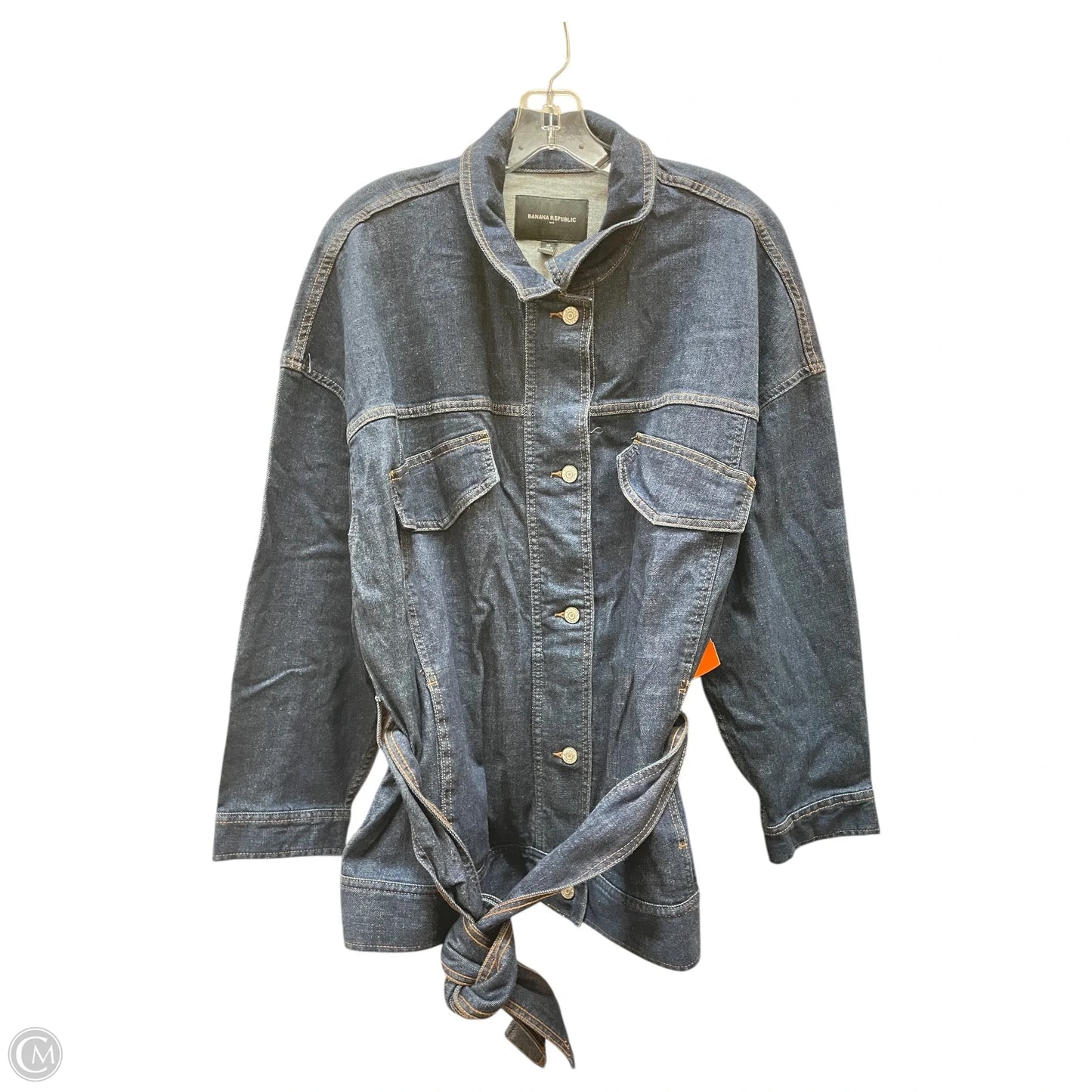 Jacket Denim By Banana Republic In Blue, Size: Xl