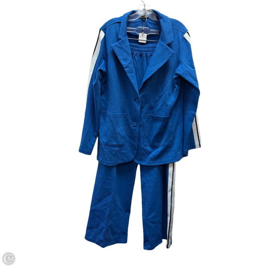 Pants Set 2pc By Fashion Nova In Blue, Size: Xl