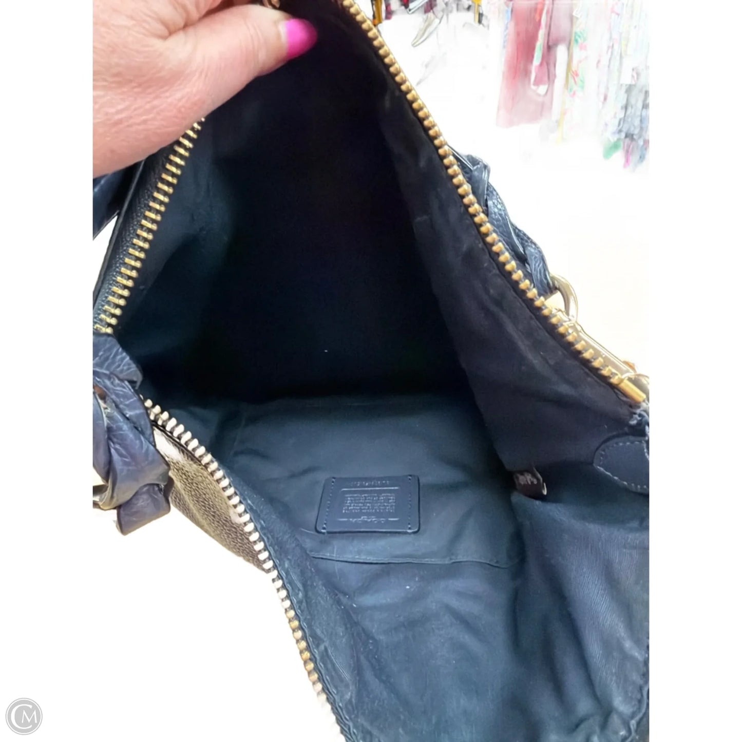 Handbag Designer By Coach, Size: Medium