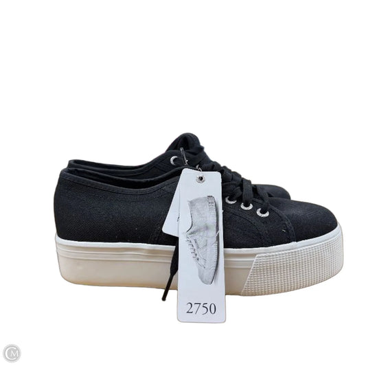 Shoes Athletic By Superga In Black, Size: 9