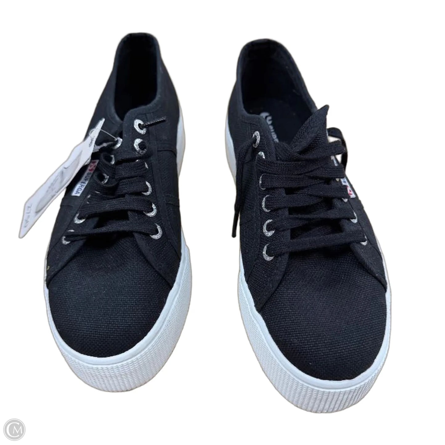 Shoes Athletic By Superga In Black, Size: 9