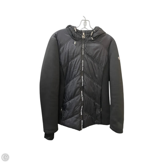 Coat Designer By Michael Kors In Black, Size: L
