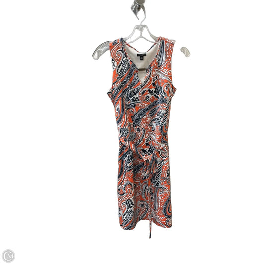 Dress Party Short By Ann Taylor In Blue & Orange, Size: Xs