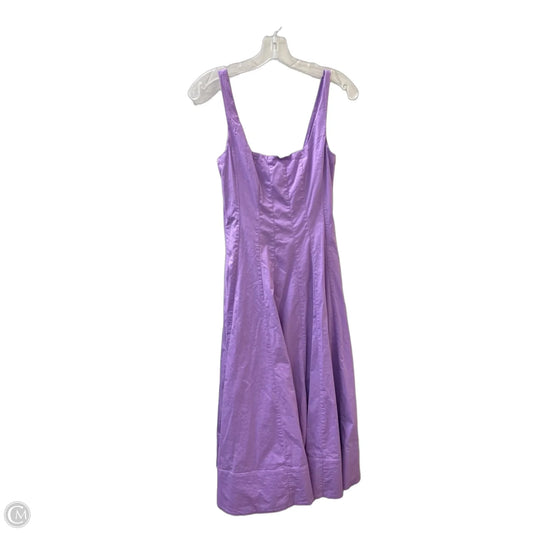 Dress Casual Midi By Staud In Purple, Size: 2