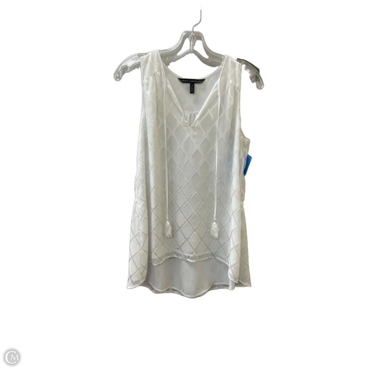 Top Sleeveless By White House Black Market In White, Size: Xs