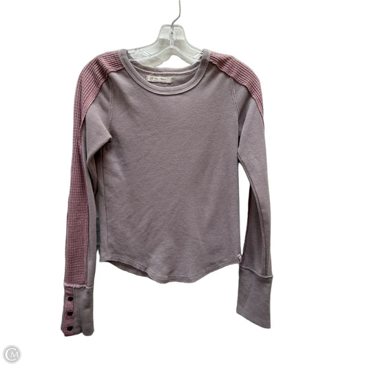 Top Long Sleeve By We The Free In Purple, Size: S