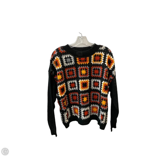 Sweater By Bibi In Black & Brown, Size: M