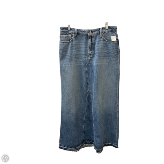 Skirt Maxi By Lucky Brand In Blue, Size: 10