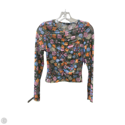 Top Long Sleeve By Monkl In Multi-colored, Size: Xs